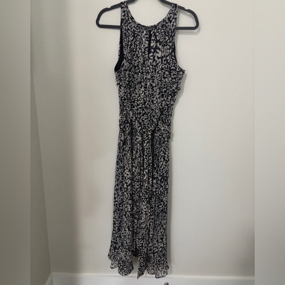 Beautiful LF Size 14 Dress - Black and Grey Sleeveless Maxi Dress PTP 20” x2